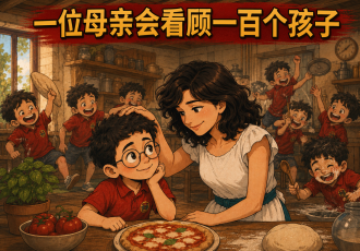 一位母亲会看顾一百个孩子